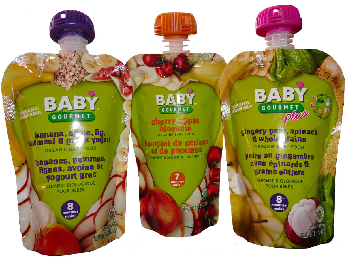 custom stand up pouches for food products